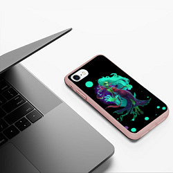 Чехол iPhone 7/8 матовый Death prophet Dota 2, цвет: 3D-светло-розовый — фото 2