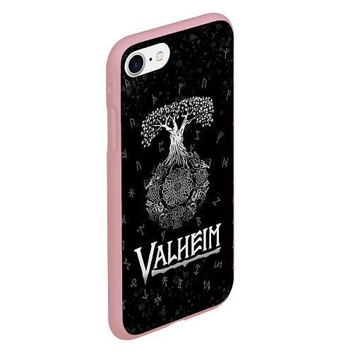 Чехол iPhone 7/8 матовый Valheim Руны Иггдрасиль / 3D-Баблгам – фото 2