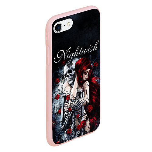 Чехол iPhone 7/8 матовый NIGHTWISH / 3D-Светло-розовый – фото 2