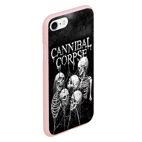 Чехол iPhone 7/8 матовый Cannibal Corpse / 3D-Светло-розовый – фото 2