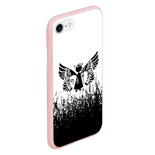 Чехол iPhone 7/8 матовый Placebo / 3D-Светло-розовый – фото 2