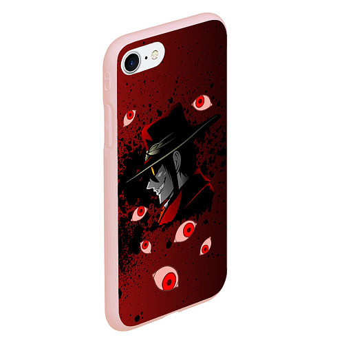 Чехол iPhone 7/8 матовый ХеллсингHellsing / 3D-Светло-розовый – фото 2