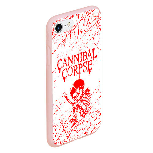 Чехол iPhone 7/8 матовый Cannibal corpse / 3D-Светло-розовый – фото 2