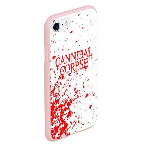 Чехол iPhone 7/8 матовый Cannibal corpse / 3D-Светло-розовый – фото 2