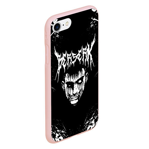 Чехол iPhone 7/8 матовый BERSERK БЕРСЕРК / 3D-Светло-розовый – фото 2