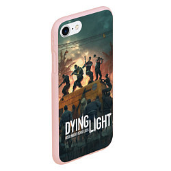 Чехол iPhone 7/8 матовый Dying Light, цвет: 3D-светло-розовый — фото 2