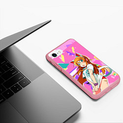 Чехол iPhone 7/8 матовый Kirino Kousaka, цвет: 3D-баблгам — фото 2