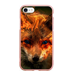 Чехол iPhone 7/8 матовый Огненная лиса