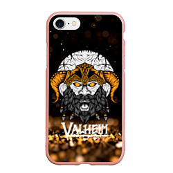 Чехол iPhone 7/8 матовый Valheim Viking Gold
