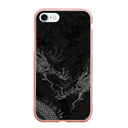 Чехол iPhone 7/8 матовый Chinese Dragons