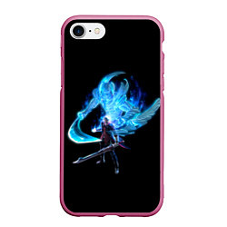 Чехол iPhone 7/8 матовый Soul of Neuro, цвет: 3D-малиновый