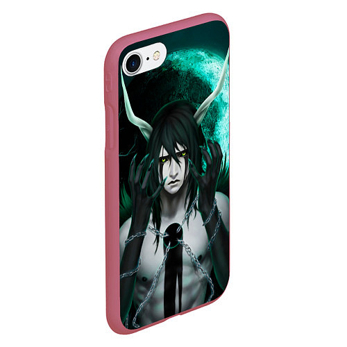 Чехол iPhone 7/8 матовый Ulquiorra Schiffer Bleach / 3D-Малиновый – фото 2