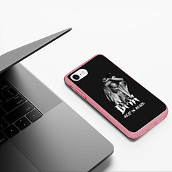 Чехол iPhone 7/8 матовый Rest in Peace Legend DMX, цвет: 3D-баблгам — фото 2
