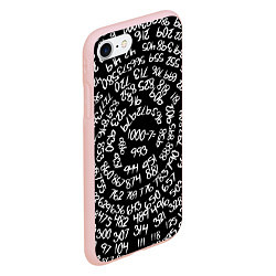Чехол iPhone 7/8 матовый 1000-7, цвет: 3D-светло-розовый — фото 2