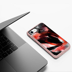 Чехол iPhone 7/8 матовый MAY, цвет: 3D-светло-розовый — фото 2