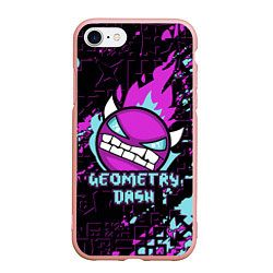 Чехол iPhone 7/8 матовый Geometry Dash