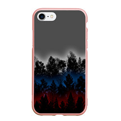 Чехол iPhone 7/8 матовый Флаг из леса