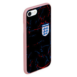 Чехол iPhone 7/8 матовый Сборная Англии, цвет: 3D-баблгам — фото 2
