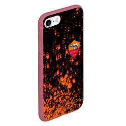 Чехол iPhone 7/8 матовый Roma, цвет: 3D-малиновый — фото 2