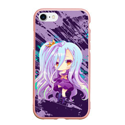 Чехол iPhone 7/8 матовый Shiro art, цвет: 3D-светло-розовый