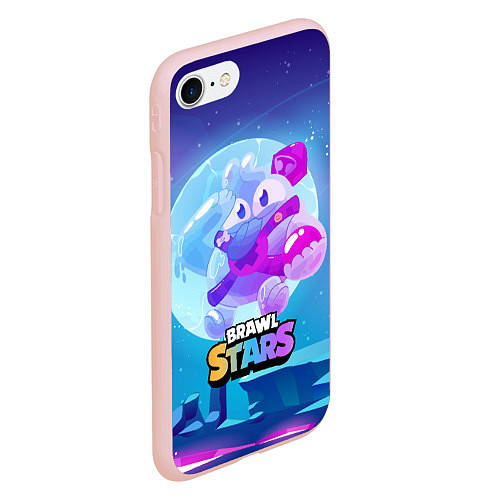 Чехол iPhone 7/8 матовый Сквик Squeak Brawl Stars / 3D-Светло-розовый – фото 2