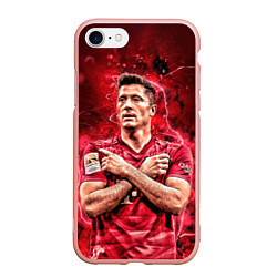 Чехол iPhone 7/8 матовый Левандовски Lewandowski 9