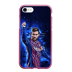 Чехол iPhone 7/8 матовый Lionel Messi Barcelona 10