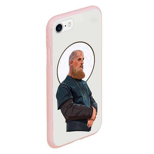 Чехол iPhone 7/8 матовый Ragnarr Saint / 3D-Светло-розовый – фото 2