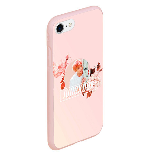 Чехол iPhone 7/8 матовый Чон Чонгук / 3D-Светло-розовый – фото 2