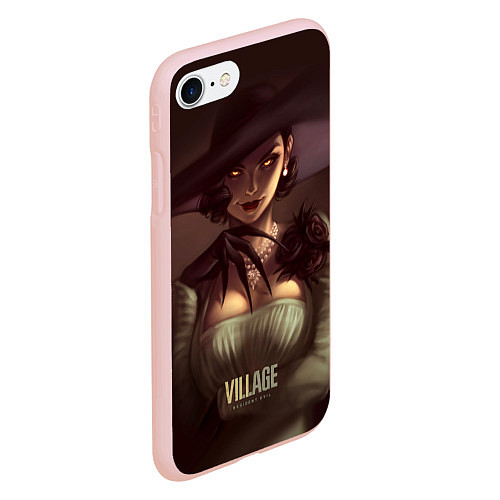 Чехол iPhone 7/8 матовый Lady Alcina Dimitrescu / 3D-Светло-розовый – фото 2