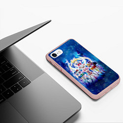 Чехол iPhone 7/8 матовый Вечная Сейлор Мун Netflix 2021, цвет: 3D-светло-розовый — фото 2