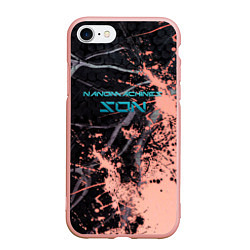 Чехол iPhone 7/8 матовый MGR - Nanomachines Son, цвет: 3D-светло-розовый
