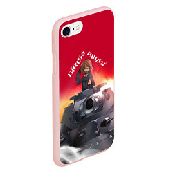 Чехол iPhone 7/8 матовый Girls und Panzer Девушки и танки z, цвет: 3D-светло-розовый — фото 2