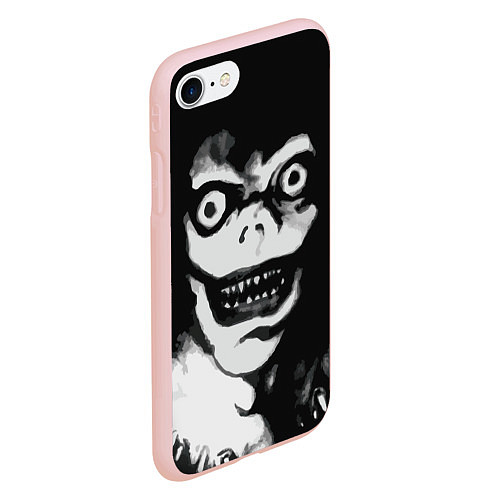 Чехол iPhone 7/8 матовый Death Note Рюк Деад Ноте / 3D-Светло-розовый – фото 2