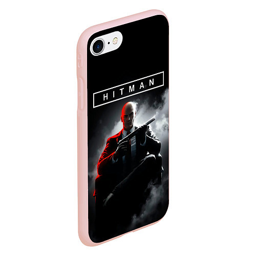 Чехол iPhone 7/8 матовый Killer 47 / 3D-Светло-розовый – фото 2