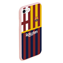 Чехол iPhone 7/8 матовый BARCELONA FC БАРСЕЛОНА ФК BARCA, цвет: 3D-светло-розовый — фото 2