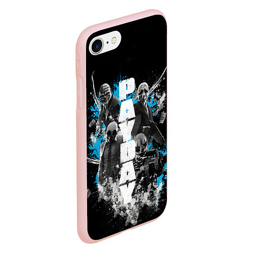 Чехол iPhone 7/8 матовый Pay Day Brothers / 3D-Светло-розовый – фото 2