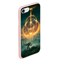 Чехол iPhone 7/8 матовый Elden Ring key art, цвет: 3D-светло-розовый — фото 2