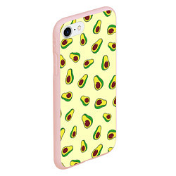 Чехол iPhone 7/8 матовый Авокадо Avocado, цвет: 3D-светло-розовый — фото 2
