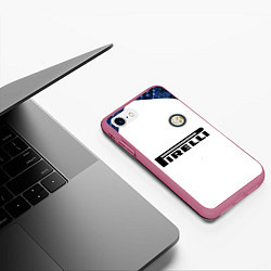 Чехол iPhone 7/8 матовый INTER ЗМЕИ ИНТЕР ЗМЕИ, цвет: 3D-малиновый — фото 2