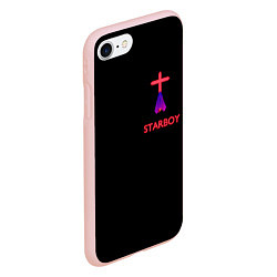 Чехол iPhone 7/8 матовый STARBOY - The Weeknd, цвет: 3D-светло-розовый — фото 2