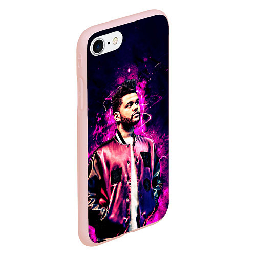 Чехол iPhone 7/8 матовый The Weeknd / 3D-Светло-розовый – фото 2