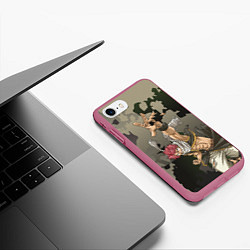 Чехол iPhone 7/8 матовый Хвост феи, цвет: 3D-малиновый — фото 2