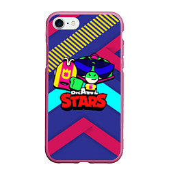 Чехол iPhone 7/8 матовый Базз Buzz Brawl Stars, цвет: 3D-малиновый