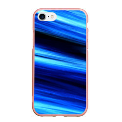 Чехол iPhone 7/8 матовый Морской, цвет: 3D-светло-розовый