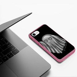 Чехол iPhone 7/8 матовый Бу!, цвет: 3D-малиновый — фото 2