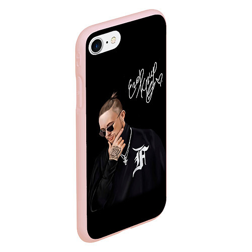 Чехол iPhone 7/8 матовый Любимый Егор Крид / 3D-Светло-розовый – фото 2