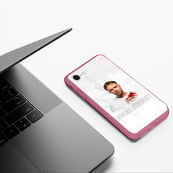 Чехол iPhone 7/8 матовый Sweet Kreed, цвет: 3D-малиновый — фото 2