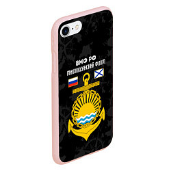 Чехол iPhone 7/8 матовый Тихоокеанский флот ВМФ России, цвет: 3D-светло-розовый — фото 2