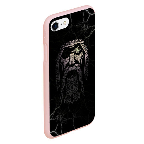 Чехол iPhone 7/8 матовый Odin / 3D-Светло-розовый – фото 2